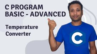 C Program English Tutorial 30 : Convert Celsius to Fahrenheit in Seconds