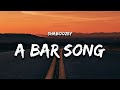 Shaboozey - A Bar Song (Lyrics) &quot;someone pour me up a double shot of whiskey&quot;