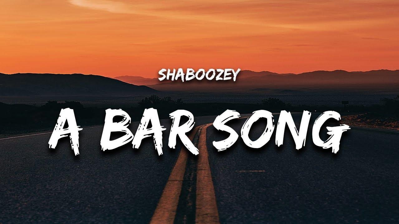 Shaboozey   A Bar Song Lyrics someone pour me up a double shot of whiskey