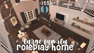 Bloxburg | Large Family Roleplay Home (No Large Plot) | House Build