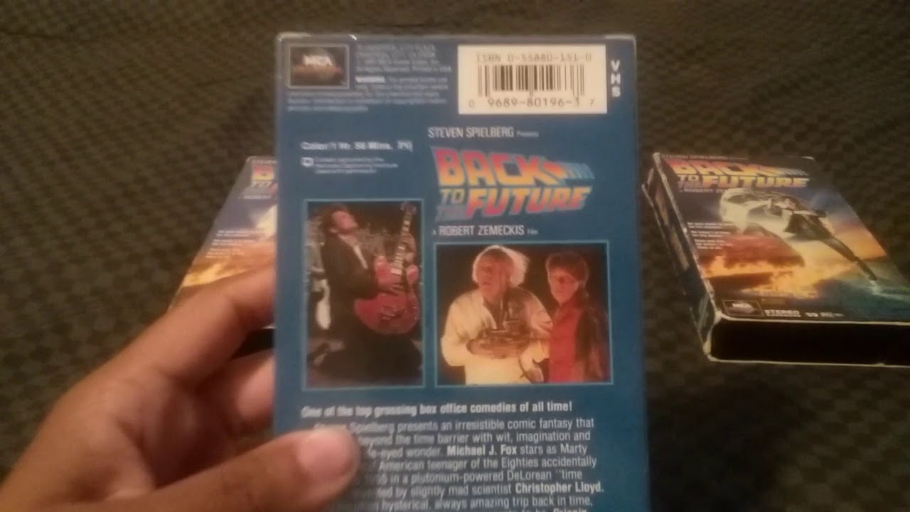 Three Different Versions Of Back To The Future VHS Review - YouTube