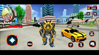 Bumblebee Grand Robot Car Transform 3d * Android Gameplay screenshot 2