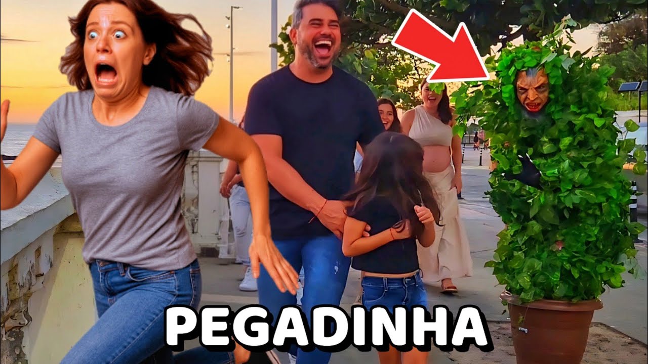 Pegadinha Halloween - Sustos Homem Planta