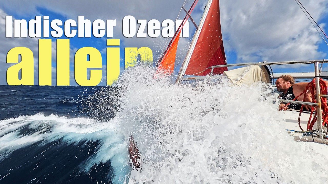 ⁣6000 km allein über den Indischen Ozean – 28 Tage Blauwasser. Von Christmas Island nach La Reunion.