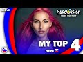 Eurovision 2024  my top 4 new 