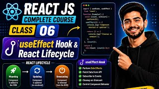 React JS Complete Course Class 06 useEffect Hook React Lifecycle