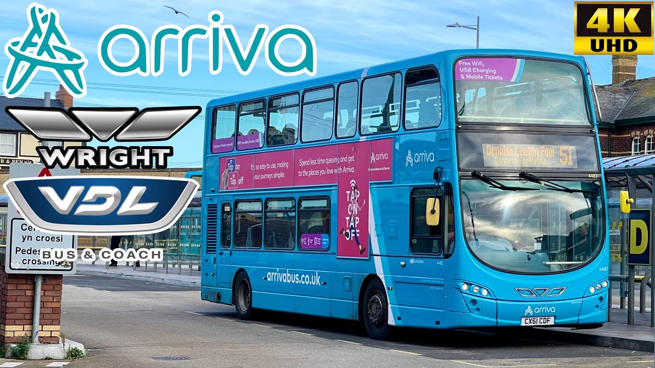 [Arriva Wales 51 Denbigh to Rhyl via St Asaph, Bodelwyddan & Rhuddlan