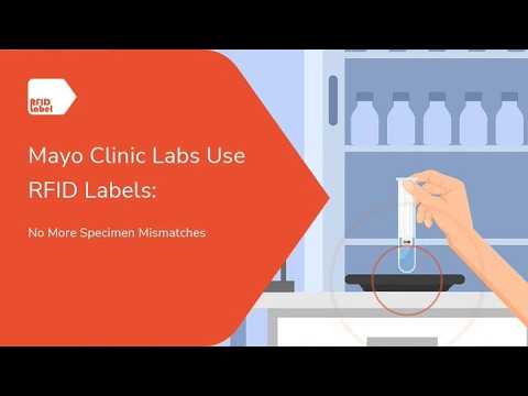 NXP ICODE® SLIX Lab Specimen Tracking RFID Label | 40×8.7mm - RFID Label
