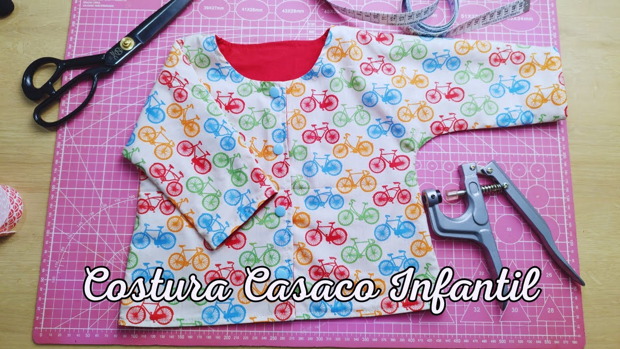 COSTURA CASACO DUPLA FACE - COSTURA E MODELAGEM INFANTIL
