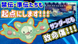 嫁ポケランクルスをサンダー カイオーガの禁止伝説環境で輝かせたい ポケモン剣盾 育成論 冠の雪原 Youtube