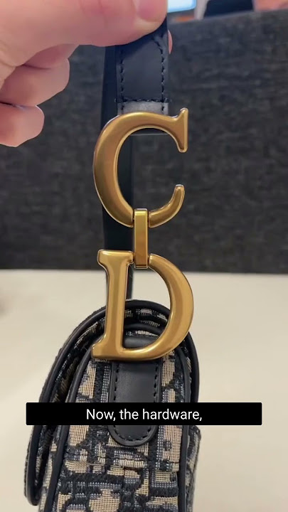 How to tell if Dior Saddle Bag is FAKE #luxury #fashion #realvsfake #dior 