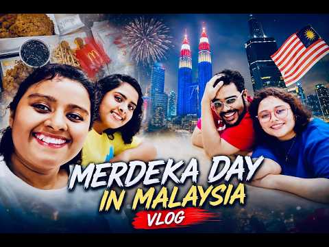 Merdeka Day in Malaysia 🇲🇾 | Kuala Lumpur Vlog, Food & Celebration!