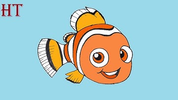 How to draw Nemo easy Step by Step