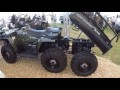 Polaris Sportsman 570 Big Boss 6x6 AWD Quad ATV tractor pick-up walkaround K98