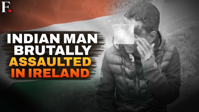 Stripped & Assaulted: Indian Man Targeted In "Racist" Attack In Ireland's Dublin | N18G - YouTube