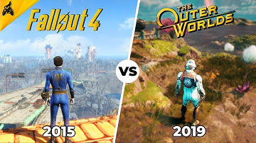 Fallout 4 vs The Outer Worlds - Details and Physics Comparison