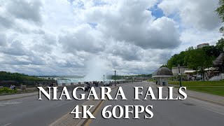 [4K 60FPS]The street view of Niagara Falls, Ontario, Canada