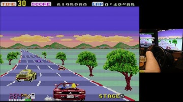 MiSTer FPGA - Out Run [XE-1AP Mode w/ Wheel & Pedals] (アウトラン) / PC Engine (TurboGrafx-16)