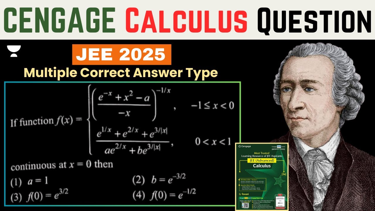 Ace JEE 2025 Calculus: Learn Multiple Problem-Solving Techniques - YouTube