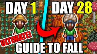 Ultimate Stardew Valley Guide for Fall |Pre 1.6| Ultimate Stardew Valley Guide for Fall |Pre 1.6|