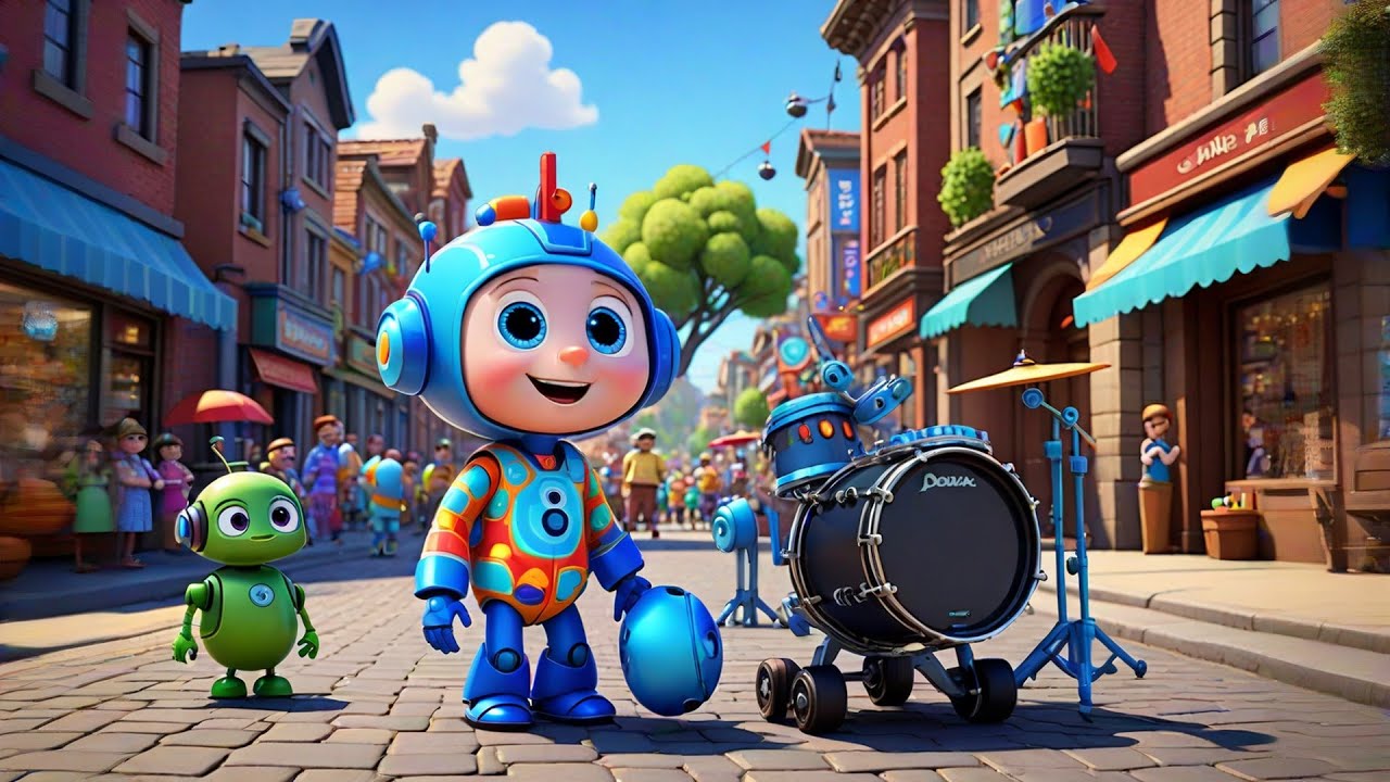 Baby’s Robot Friend Parade | Nursery Rhymes for Kids | Baby Songs and Fun Learning Videos