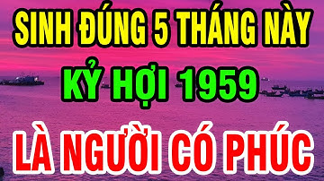 Tuổi Kỷ Hợi 1959 Sinh Đúng Tháng này được Hưởng Lộc Trời - Về Già Phát Tài Rực Rỡ, sống an nhàn