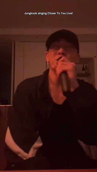 Jungkook singing Closer To You in his livee 🔥