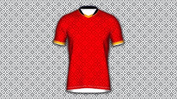 How to Create Red Maroon Full Printed Sublimation Jersey T shirt in CorelDraw 2021