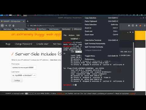 Server Side Includes (SSI) Injection