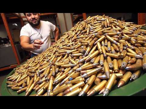 How are MILLIONS of BULLETS Made? Ammo Factory