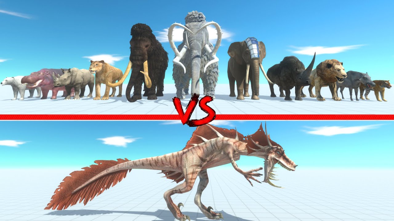 New Devil Dinosaur in Battle with All Mammals Animals of Arbs - Animal ...