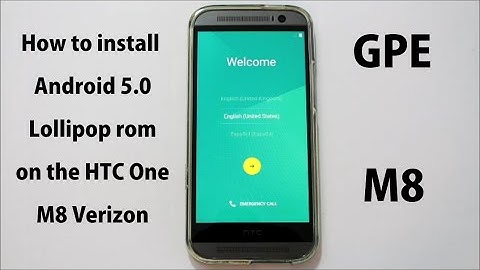 HTC One M8 GPE Android 5.0 Lollipop rom install and overview