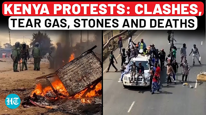 End Of Ruto? Young Kenyans Fight Tear Gas With Stones In Deadly Police Clashes | Kenya Protests