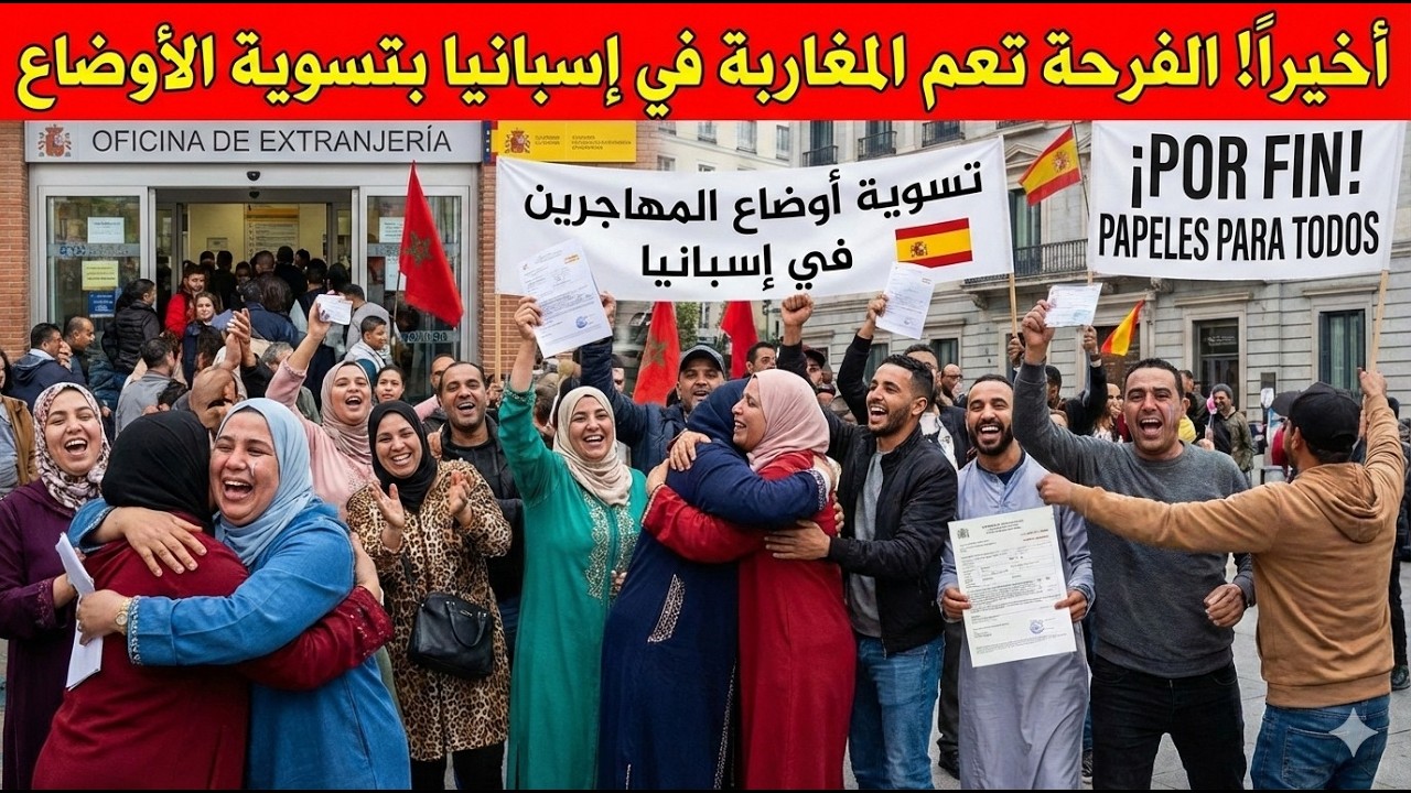 ⚠️ قرار تاريخي فإسبانيا! تسوية شاملة لـ 500 ألف مهاجر… ولكن هاد الشروط تقدر تحرمك! 🇪🇸😱