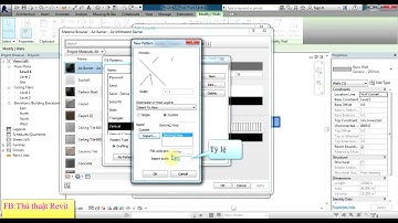Tạo nét hatch cho Revit architecture