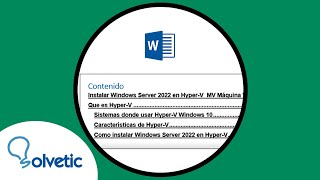 📋 CREAR TABLA de CONTENIDO Word  2021 ✔️ AUTOMATICO