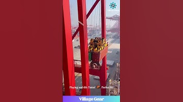 Real-Life GIANT Claw Machine, But With Shipping Containers! 😂 I Could Watch This All Day! #port