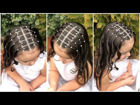 Peinado Para Niñas Con Cabello Suelto Y Gomitas Fácil Y Peinado Para Niñas Con Cabello Suelto Y Gomitas Fácil Y