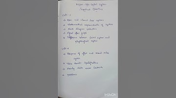 BM3451- Bio control system/important questions #engineering #exam ....