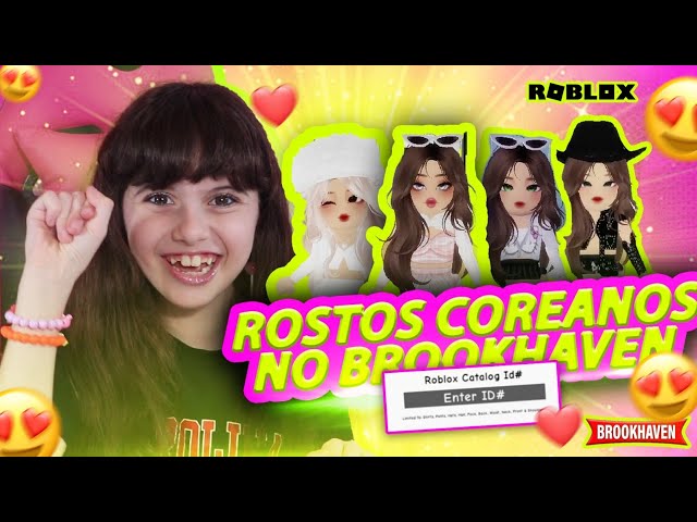 id de rostos roblox #brookhaven