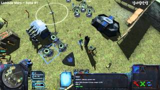 Lambda Wars Beta #1 Combine 2v2 (Steam free game) Half-Life MOD