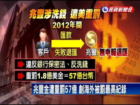 兆豐紐約分行違洗錢法美重罰57億台幣 民視新聞 Youtube