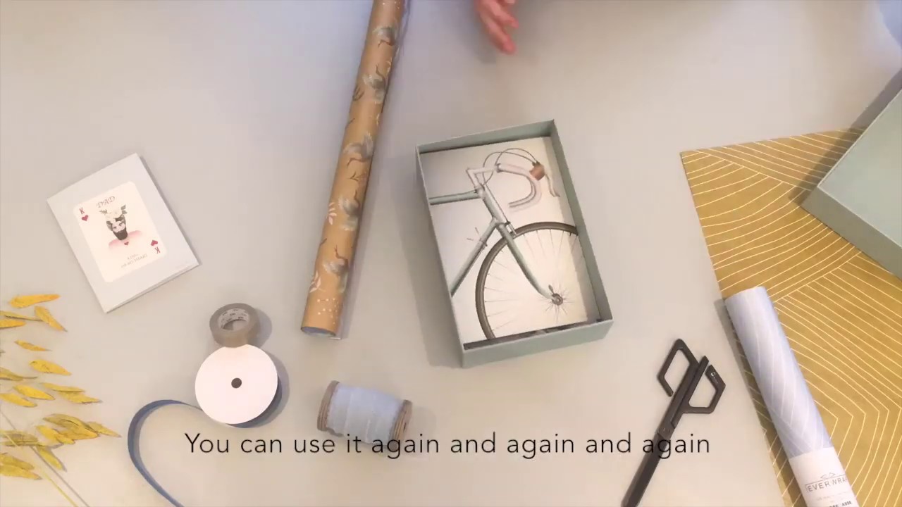 EVERWRAP gift wrapping paper by ViSSEVASSE