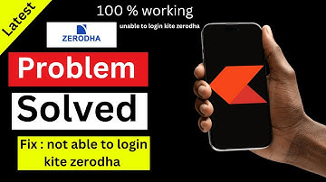 Fix : not able to login kite zerodha| not able to login zerodha | unable to login kite zerodha