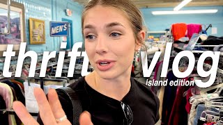 a tropical island thrift adventure (MY BEST FINDS YET??) | vlog