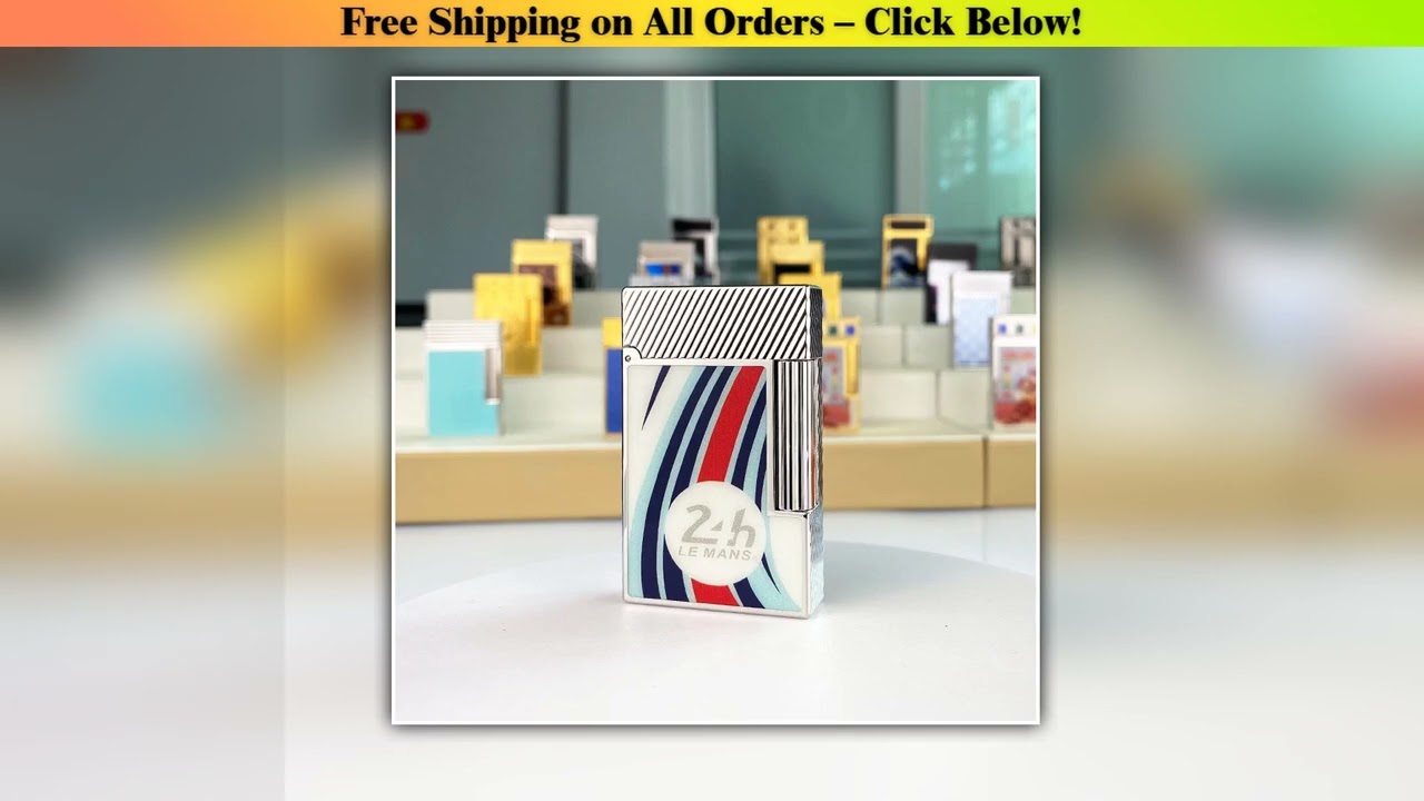 Langsheng Lighter Pure Copper Customized Gift for Boyfriend High end Steel Sound Grinding Wheel