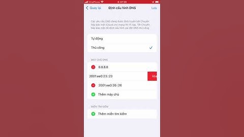 Cách đổi DNS trên iPhone để truy cập website bị chặn, bị lag