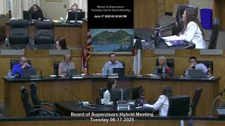 Board of Supervisors Tues Mtg 06-17-2025 ·  Spring Valley Test Wells