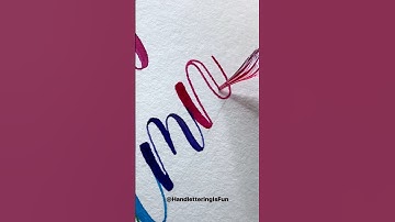 Lowercase a to z lettering! #shorts #calligraphy #lettering #handlettering