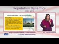 SOC605 Population Dynamics Lecture No 163